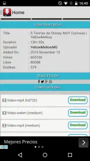 Youtube & Movie Downloader скриншот 3