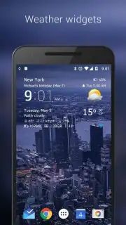 Transparent Clock Weather Cisco скриншот 9
