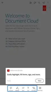 Adobe Acrobat Reader скриншот 1