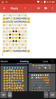 Emoji Keyboard - CrazyCorn скриншот 1