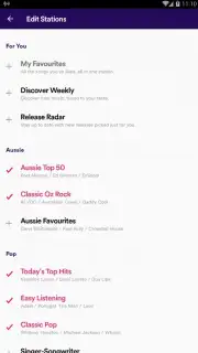 Spotify Stations скриншот 2