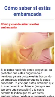Saber si estoy embarazada скриншот 3