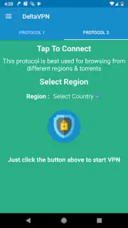 Delta VPN скриншот 3