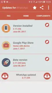 Updates for WhatsApp скриншот 1