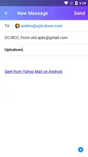 Yahoo Mail Go скриншот 8
